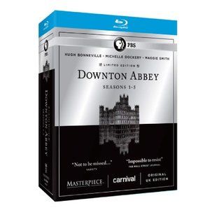 NEW Downton Abbey Seasons 1-5 Blu-ray Masterpiece Classic Limited Edition PBS